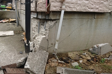 地震による建物のへの被害