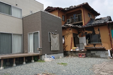 地震による建物のへの被害